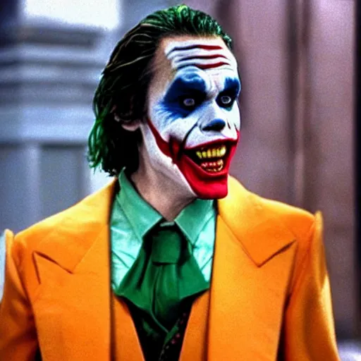 Image similar to jim carrey as the joker in batman ( 1 9 8 9 )