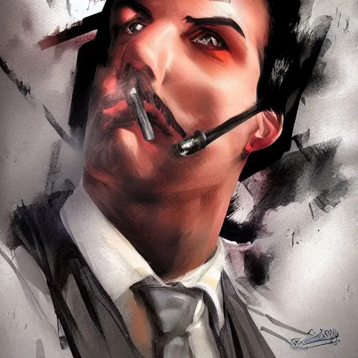 Prompt: portrait of freddie mercury in team fortress 2 style, tragic, elegant, fantasy, hd shot, digital portrait, beautiful, artstation, comic style, by artgerm, guy denning, jakub rozalski, magali villeneuve and charlie bowater