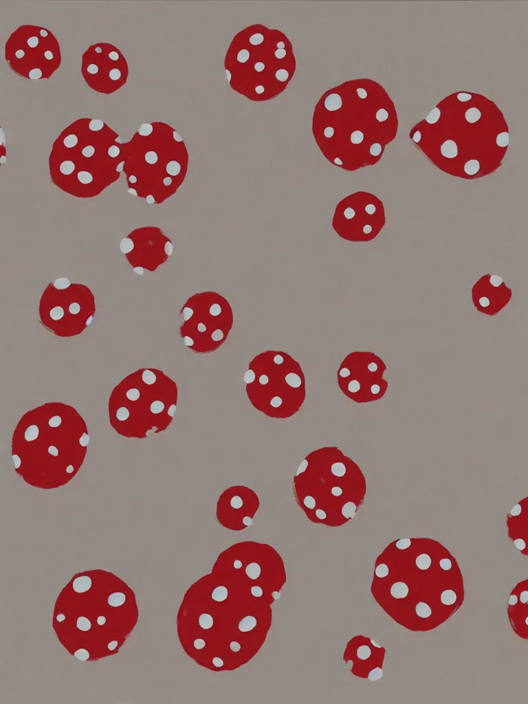 Prompt: red polka dots by Disney Concept Artists, blunt borders, rule of thirds