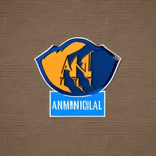 Prompt: professional digital art logo of an anaimal, no background, two tone colors