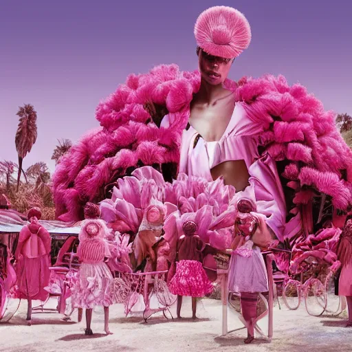 Image similar to fragrance advertising campaign by richard mosse