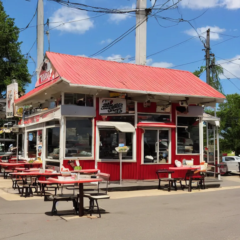 Image similar to a small town diner