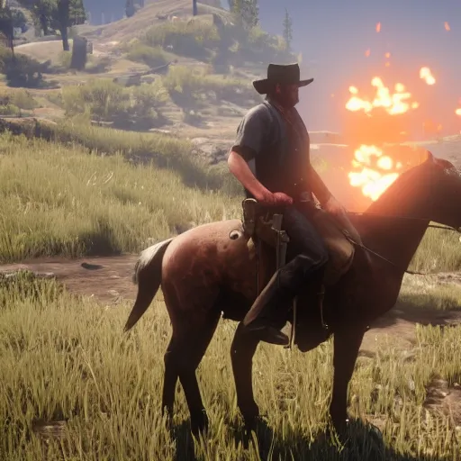Image similar to Arthur Morgan in Red dead redemption 2 in Gta 5, gameplay screenshot