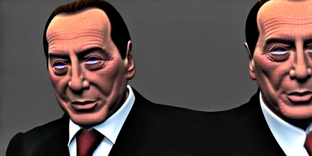 Prompt: silvio berlusconi as the king of the world, ultrarealistic, 4 k, real engine 5