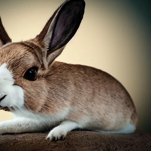 Image similar to bad bunny relaxing in aruba, hyper realistic, highly detailed, award winning photo