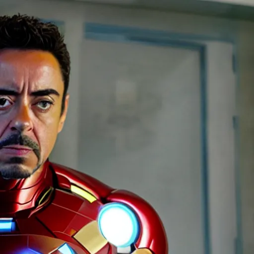 Image similar to still of xavi hernandez as tony stark in iron man ( 2 0 0 8 )