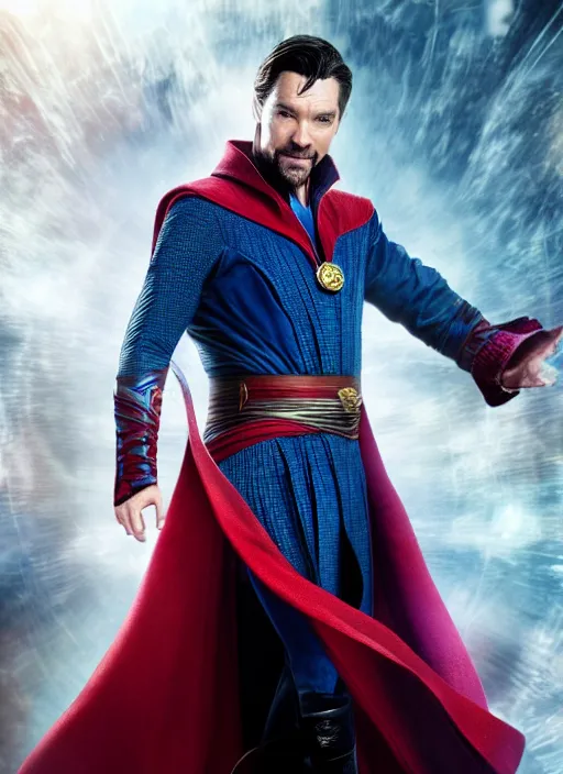 Image similar to Antony Starr as Dr strange, 4k