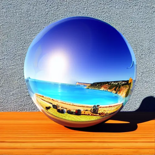 Prompt: Agrigento, Italy in a glass sphere on a white table, 3D, ultra realistic, ultra detailed