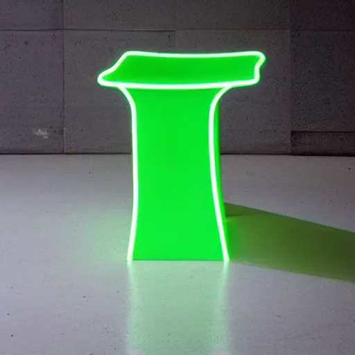 Image similar to the neon pantone stool by tadao ando