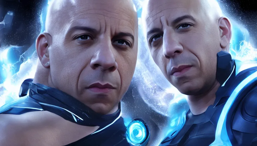 Image similar to Vin Diesel is Reed Richards from the Fantastic Four, hyperdetailed, artstation, cgsociety, 8k