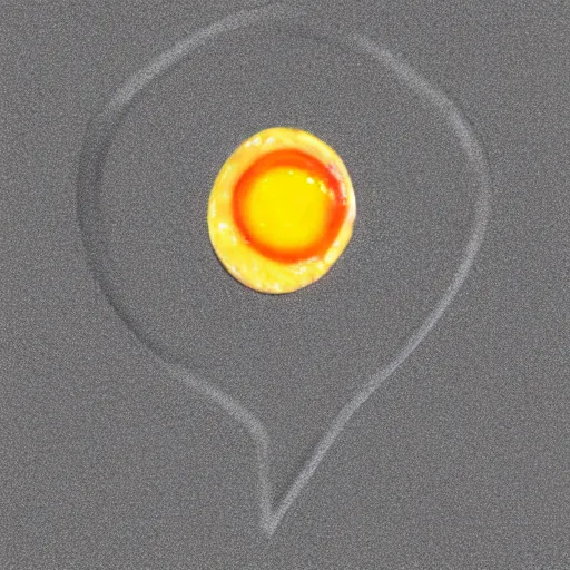 Image similar to illustration of a fried egg in heart shape