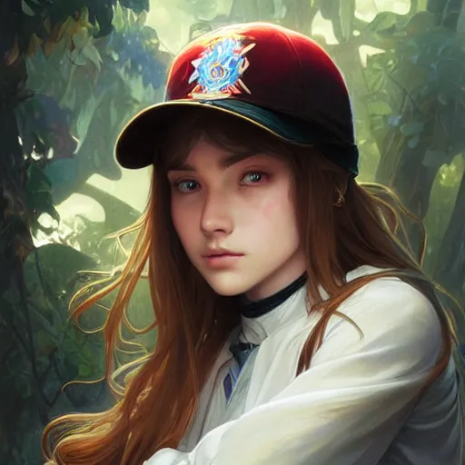 Image similar to a photorealistic wizard teenager wearing a wizard cap, sharp focus, illustration, art by artgerm and greg rutkowski and alphonse mucha