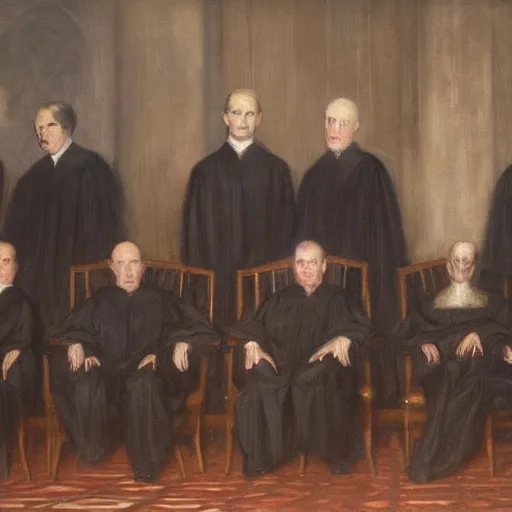 Image similar to supreme court dark painting by turner