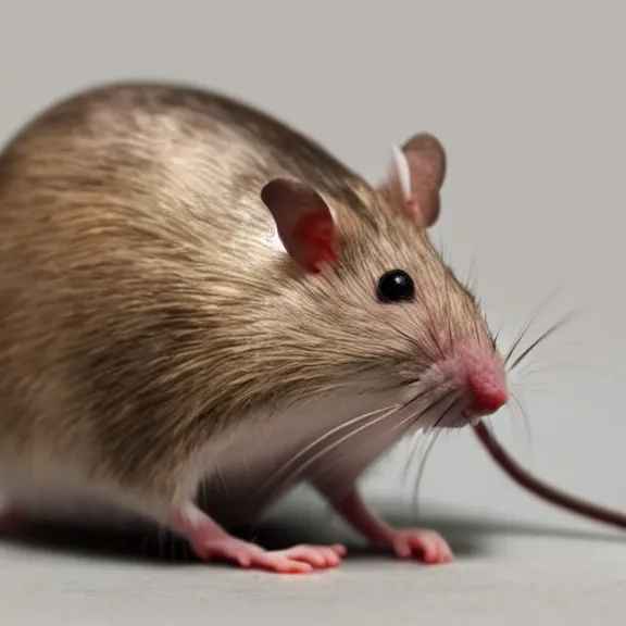 Image similar to photo of a gaming mouse made from rat parts, freaky, disgusting