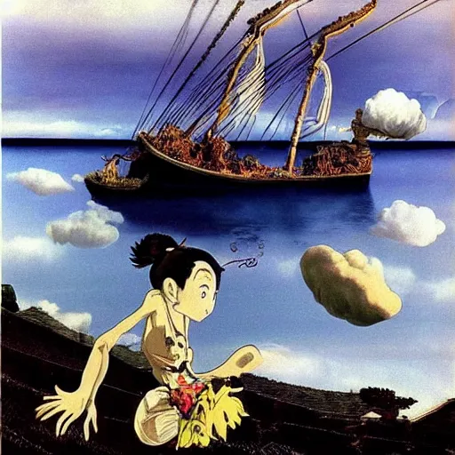 Image similar to salvador dali spirited away