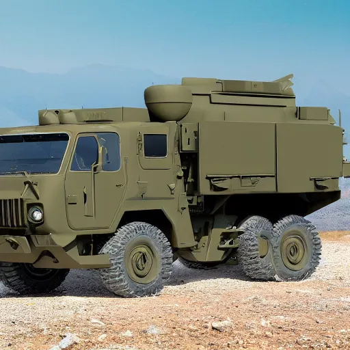 Prompt: high quality photo of HIMARS, 8k, detailed