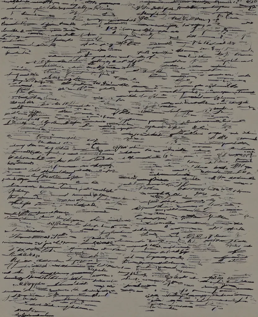 Image similar to a painting of lots of words in a hand written letter by a soldier in el alamein battle, wwii, black and white, bauhaus