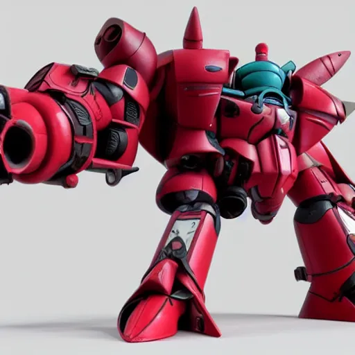 Prompt: zaku custom sazabi custom, by alex pardee, 3 d, 8 k hd resolution