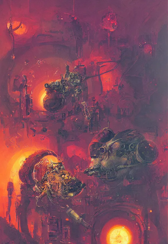 Image similar to portrait of a rat mad scientist, art by PAUL LEHR