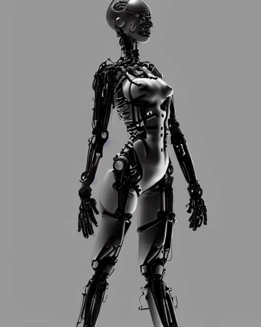 Image similar to woman with cybernetic extra arms, trending on artstation