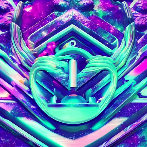 Image similar to ~ ~ w ~ ~ vaporwave logo, digital art, cosmic, 3 d high definition, trending on art station, photorealistic, high resolution, 8 k, octane, hyper detailed, insane details, intricate, elite, ornate, elegant trend, highly detailed and intricate, sharp focus, photography, unreal engine