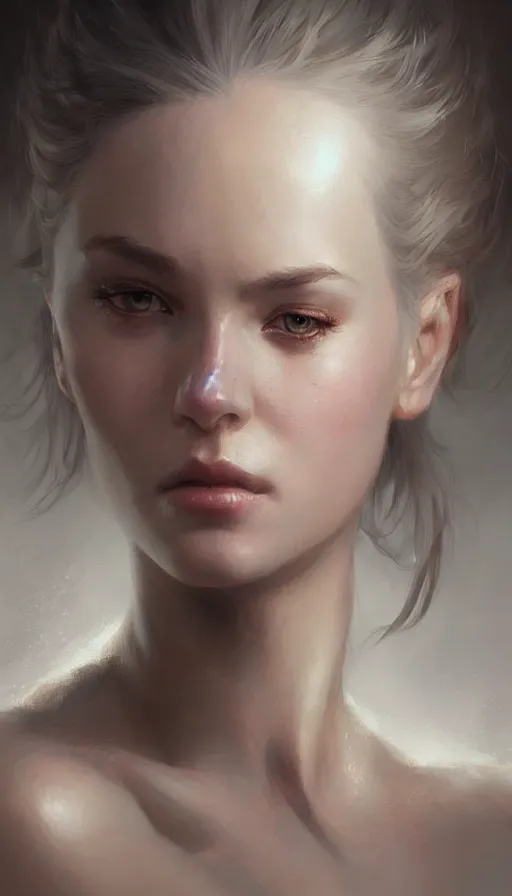 Image similar to englishwoman with a dreamy facial expression, intricate, elegant, highly detailed, digital painting, art station, concept art, smooth, sharp focus, illustration, art by artgerm and greg rutkowski and