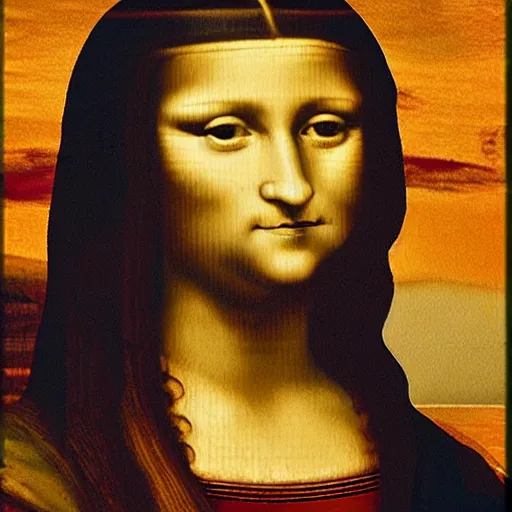 Image similar to photorealistic monalisa starring movie