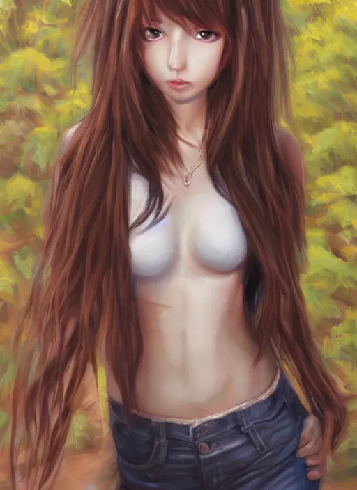 Image similar to malise kurisu, oil painting, cute, hdr, 4 k