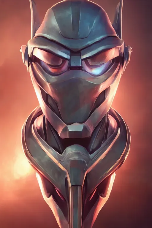 Image similar to epic mask helmet robot ninja portrait stylized as fornite style game design fanart by concept artist gervasio canda, behance hd by jesper ejsing, by rhads, makoto shinkai and lois van baarle, ilya kuvshinov, rossdraws global illumination radiating a glowing aura global illumination ray tracing hdr render in unreal engine 5