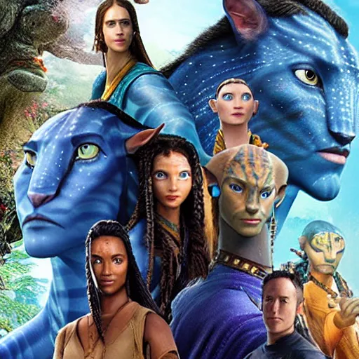 Image similar to avatar by james cameron