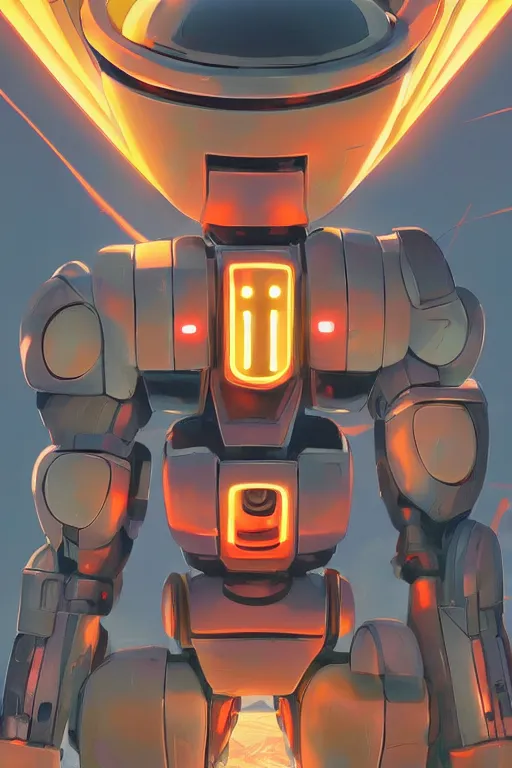 Image similar to metabots medabots medarotto medarot robot minimalist comics, behance hd by jesper ejsing, by rhads, makoto shinkai and lois van baarle, ilya kuvshinov, rossdraws global illumination ray tracing hdr radiating a glowing aura