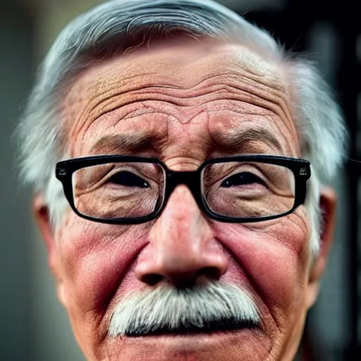 Prompt: A colored colorized real photograph of Markiplier as an elderly guy, taken in the early 2020s, taken on a 2010s Camera, realistic, hyperrealistic, very realistic, very very realistic, highly detailed, very detailed, extremely detailed, detailed, digital art, trending on artstation, headshot and bodyshot, detailed face, very detailed face, very detailed face, real, real world, in real life, realism, HD Quality, 8k resolution, intricate details, colorized photograph, colorized photon, body and headshot, body and head in view