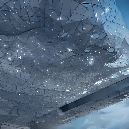 Prompt: Kazimierz Malewicz motherboard wall panel airport structure and digital billboard stars points cloud in the middle, unreal engine 5 lumen global illumination, keyshot, octane, artstation trending, ultra high detail, ultra realistic, cinematic, 8k, 16k, in style of zaha hadid, blade runner 2049 lighting color, in plastic, ultra high contrast, dark shadows, tilt shift,