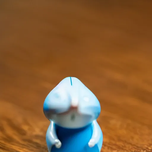 Prompt: small blue mouse standing on a poker table (EOS 5DS R, ISO100, f/8, 1/125, 84mm, postprocessed, crisp face, facial features)