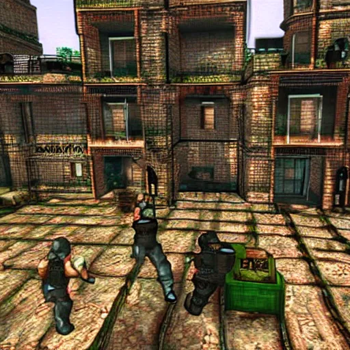 Image similar to Resident Evil Village if it had been a PS1 game