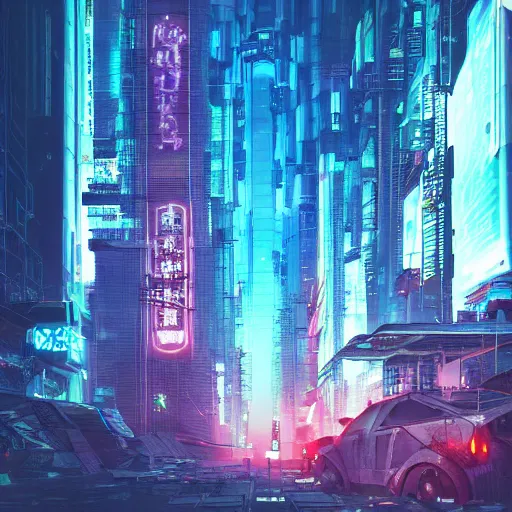 Image similar to Cyberpunk city in a bamboo forest, neon, moody, Digital art, HD, unreal engine, artstation trending, highly detailed