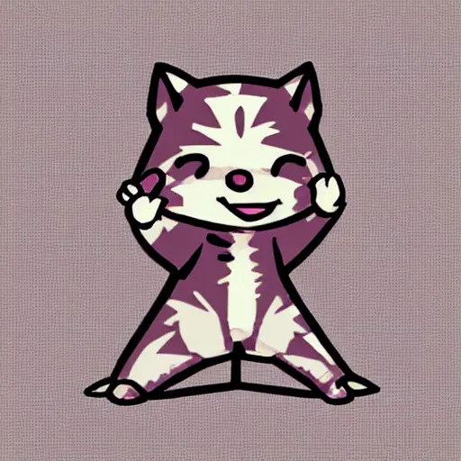 Image similar to cute hedgehog emote twitch waving lineart