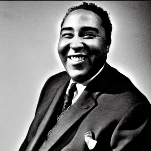 Prompt: realistic photo of charlie parker at age 7 6, smiling, black and white