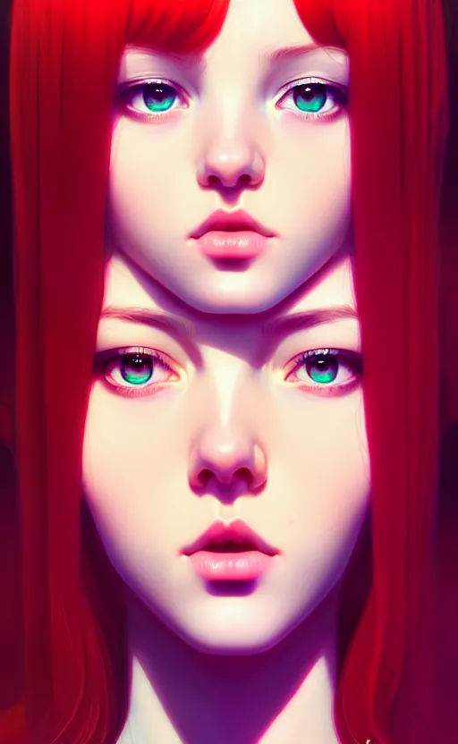 Image similar to a beautiful young british alternative music singer. optical illusion art by ilya kuvshinov lois van baarle ross tran range murata artgerm katsuhiro otomo norman rockwell. highly detailed intricately sharp focus mystically trending deviantart, pinterest, vogue italia, unreal engine 5, 4 k uhd image