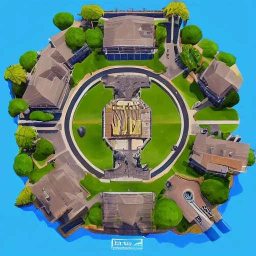 Image similar to “City of King’s landing, Fortnite theme, digital art, award winning”