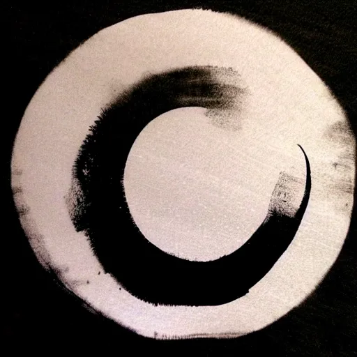 Image similar to zen enso ink