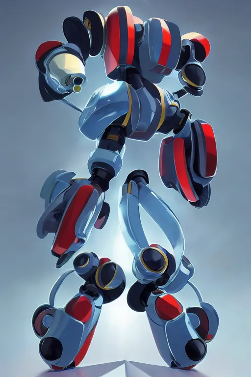 Prompt: metabots medabots medarotto medarot robot minimalist comics helmet mask, behance hd by jesper ejsing, by rhads, makoto shinkai and lois van baarle, ilya kuvshinov, rossdraws global illumination ray tracing hdr radiating a glowing aura