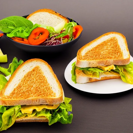 Image similar to food magazine photograph of a sandwich covered in soup. highly detailed 8 k photo. studio lighting.