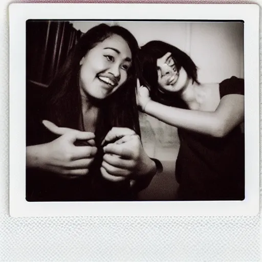 Prompt: polaroid friendship