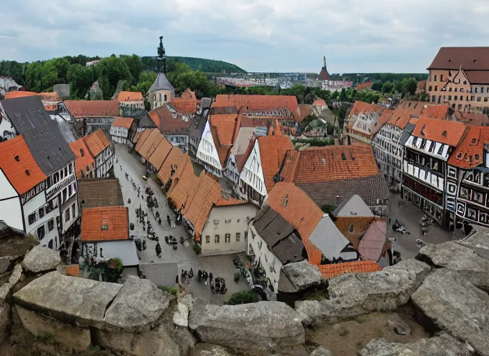 Image similar to an ancient german city