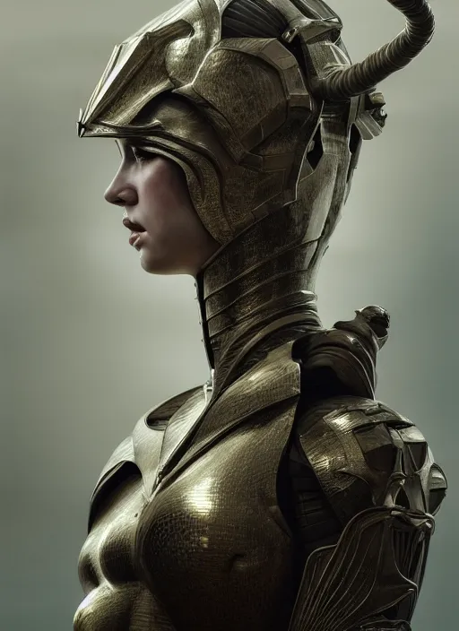 Prompt: hyperrealistic mixed media portrait of a beautiful armored warrior woman, stunning 3d render inspired art by Michael Parkes + perfect facial symmetry + dim volumetric lighting, 8k octane beautifully detailed render, post-processing, extremely hyperdetailed, intricate, epic composition, grim yet sparkling atmosphere, cinematic lighting + masterpiece, trending on artstation