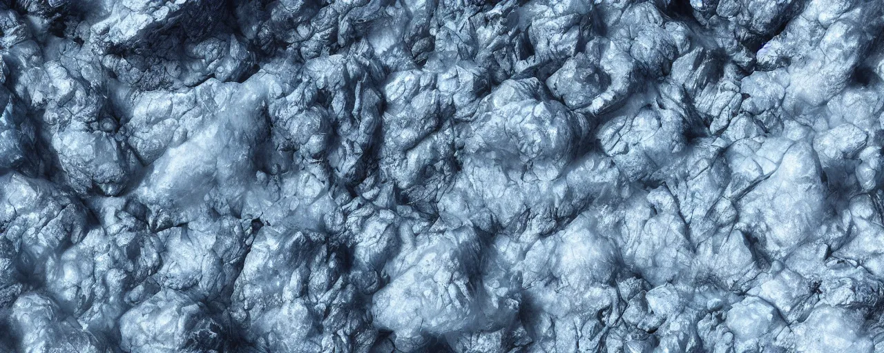 Prompt: ” rocky asteroid covered in ice crystals, [ by wlop, cinematic, detailed, epic, widescreen, opening, establishing, mattepainting, photorealistic, realistic textures, octane render ] ”