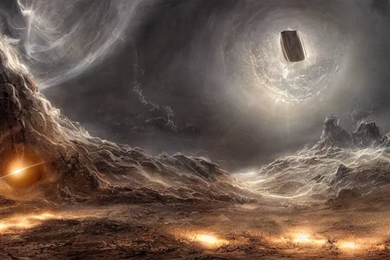 Image similar to the end of the universe, big crunch, end times apocalypse y yjessica rossier and hr giger