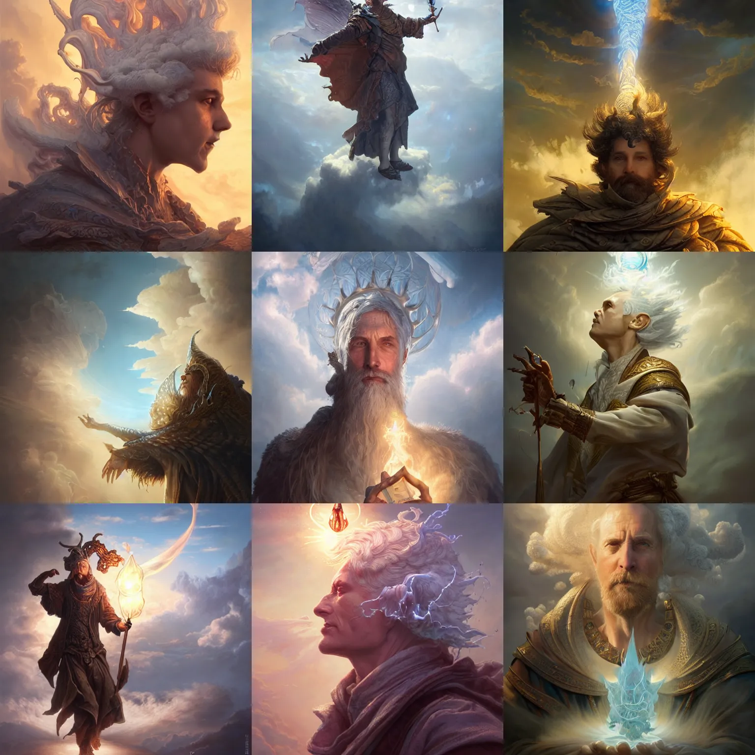 Prompt: a hyperrealistic illustration of a d & d wizard casting stinking cloud, 8 k ultra realistic creature, detailed intricate, with fractal sunlight, award - winning, masterpiece, in the style of tom bagshaw, cedric peyravernay, peter mohrbacher