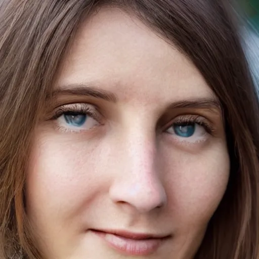 Prompt: a high detailed face close up of a mid-30s Slovenian female